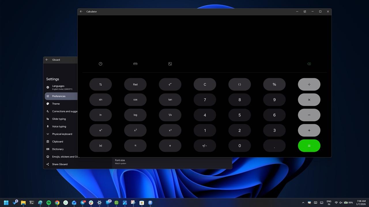 Windows 11 agora pode espelhar apps Android em tamanho maior