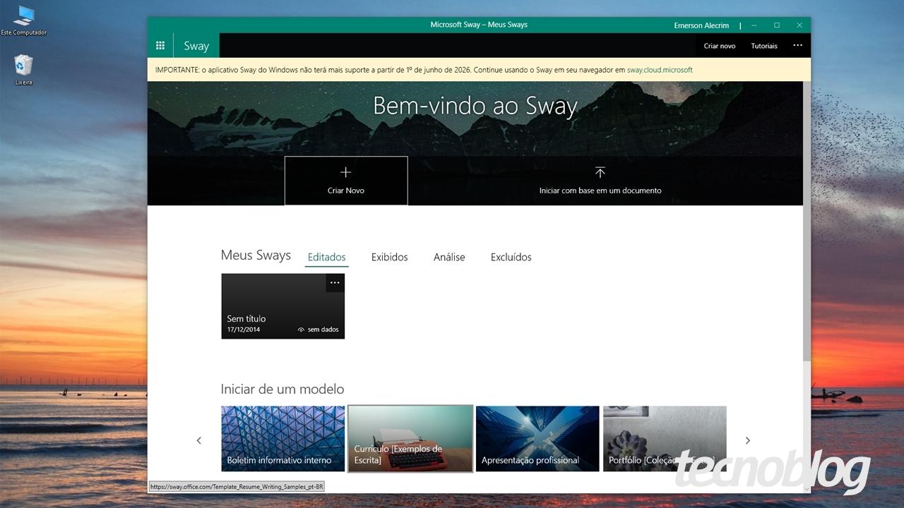 Sway: Microsoft abandona opção ao PowerPoint que pouca gente conhece