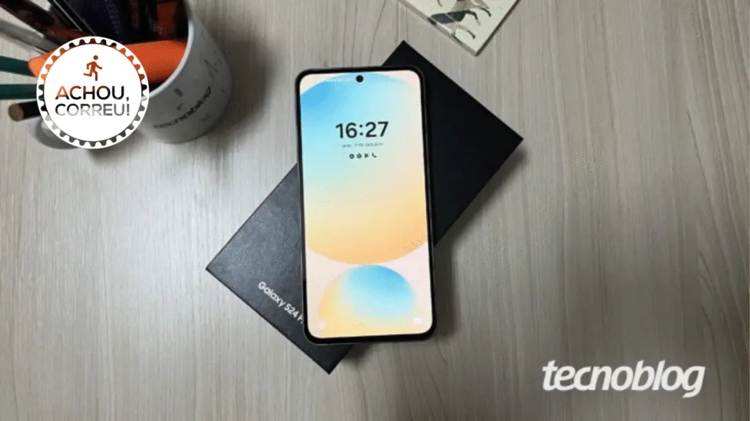 Galaxy S24 FE (128 GB) sai com 47% de desconto em oferta no Magalu