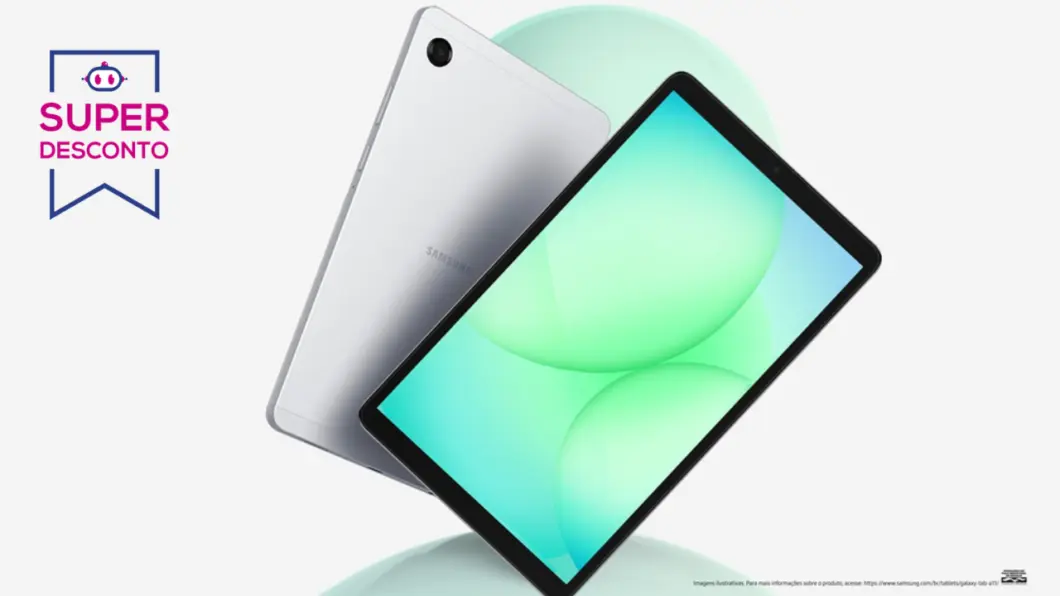 Volta às aulas: Galaxy Tab A11 com IA sai por menos de R$ 750 em oferta